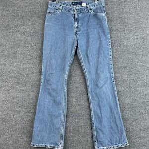 Vintage Levi's L2 Jeans Womens 13 JR M Blue Bootcut Flare 100% Cotton Y2K